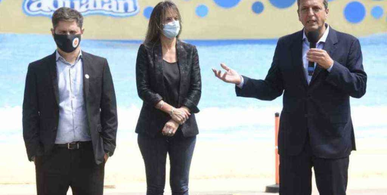 Massa y Kicillof reabrieron el Parque de la Costa tras su rescate