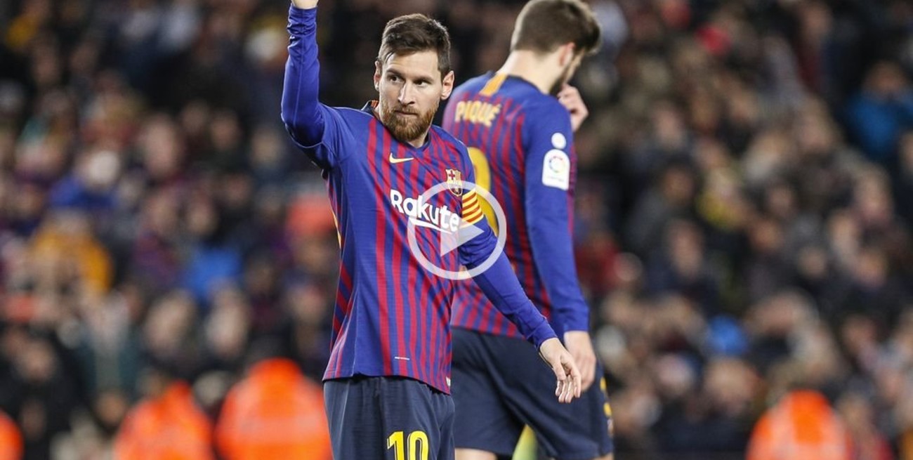 Barcelona ganó con gol de Messi que alcanzó un nuevo récord
