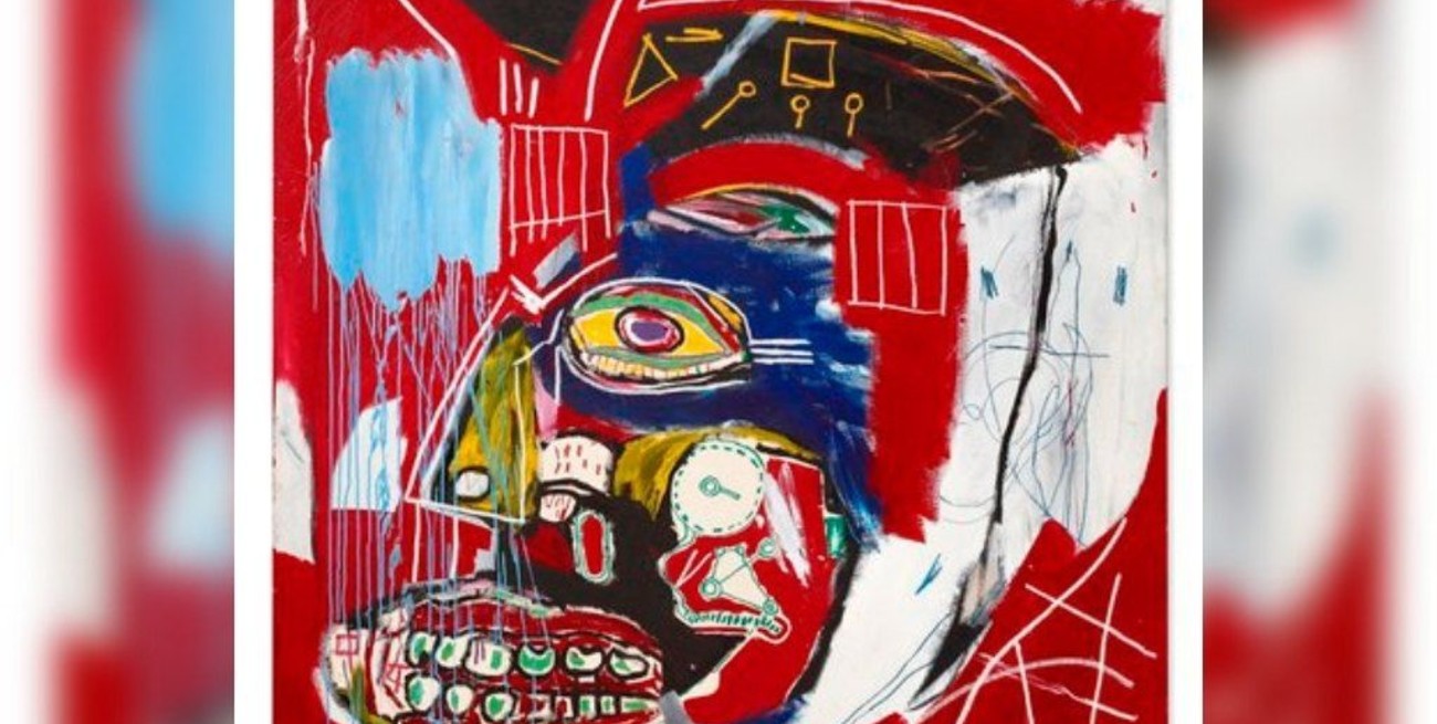 Arte: un cuadro de Basquiat fue vendido en 93,1 millones de dólares y se convirtió en su segunda obra más cara