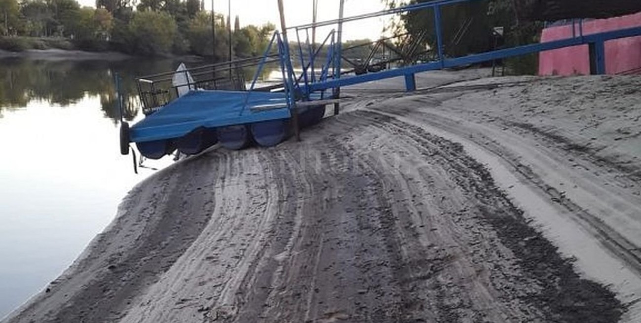 Bajante histórica: el Río Gualeguaychú ya se puede cruzar caminando