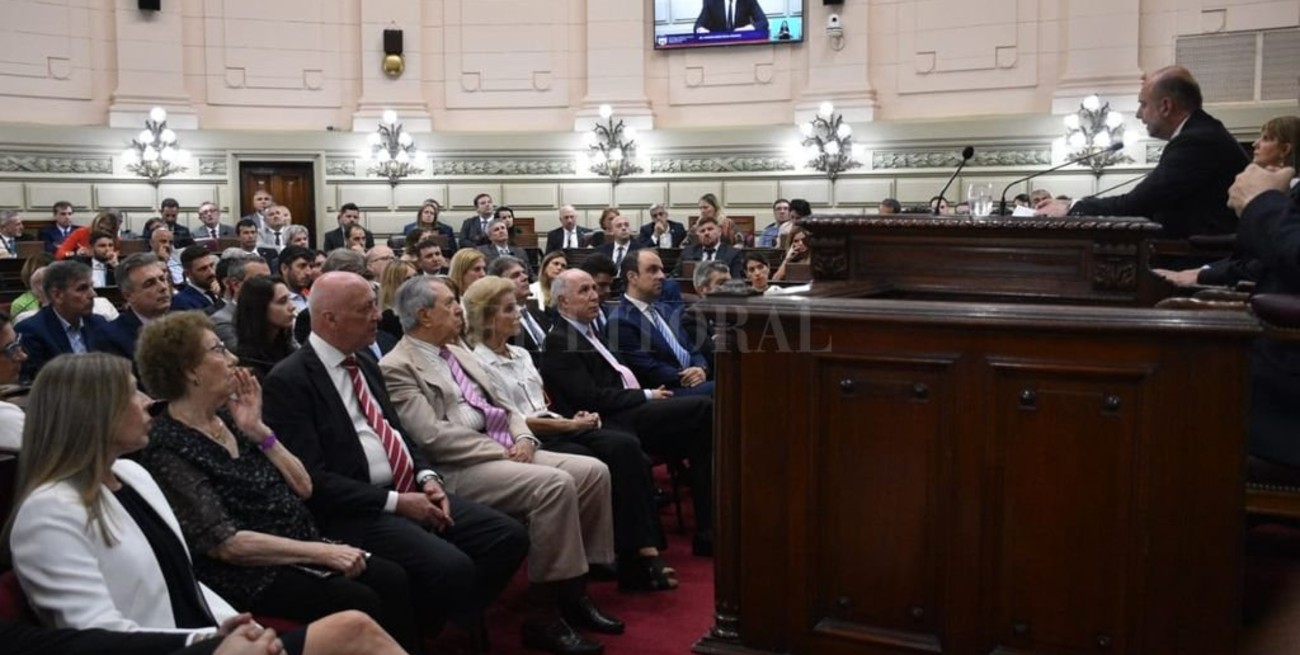 Las palabras más usadas por Perotti en su primer discurso