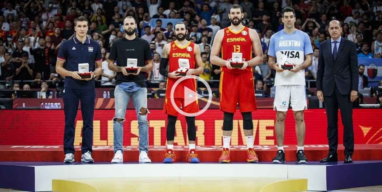 Scola integró el quinteto ideal del Mundial de China