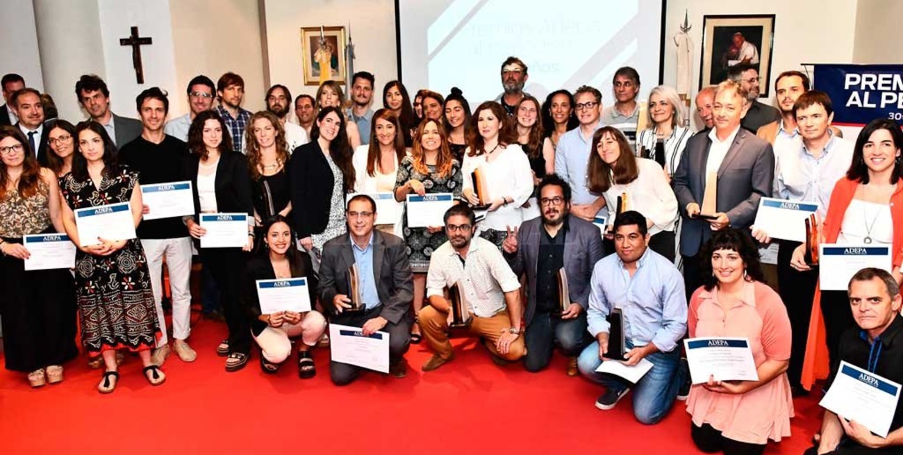 Se concretó la entrega de los  premios Adepa al Periodismo
