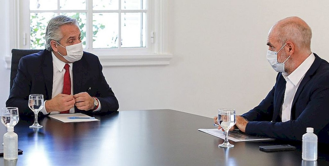 Fernández recibirá este viernes a Rodríguez Larreta por el cierre de las escuelas