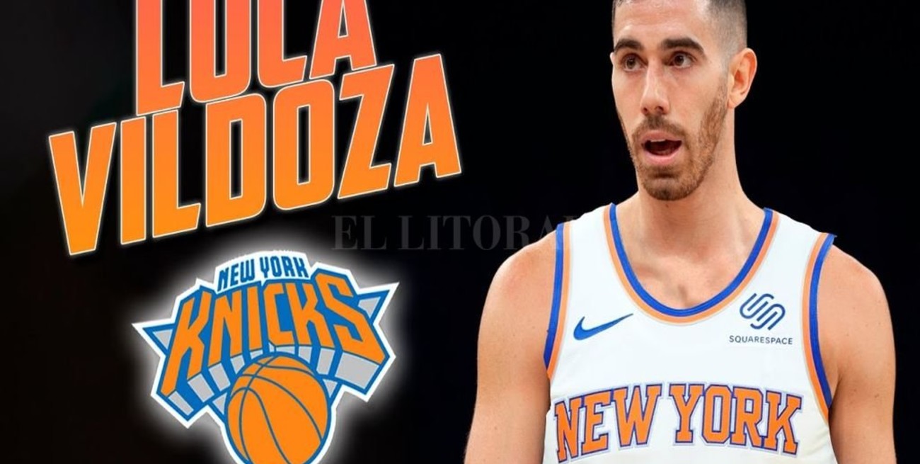 Jugando para los Knicks, Vildoza se retiró con una molestia en el pie derecho