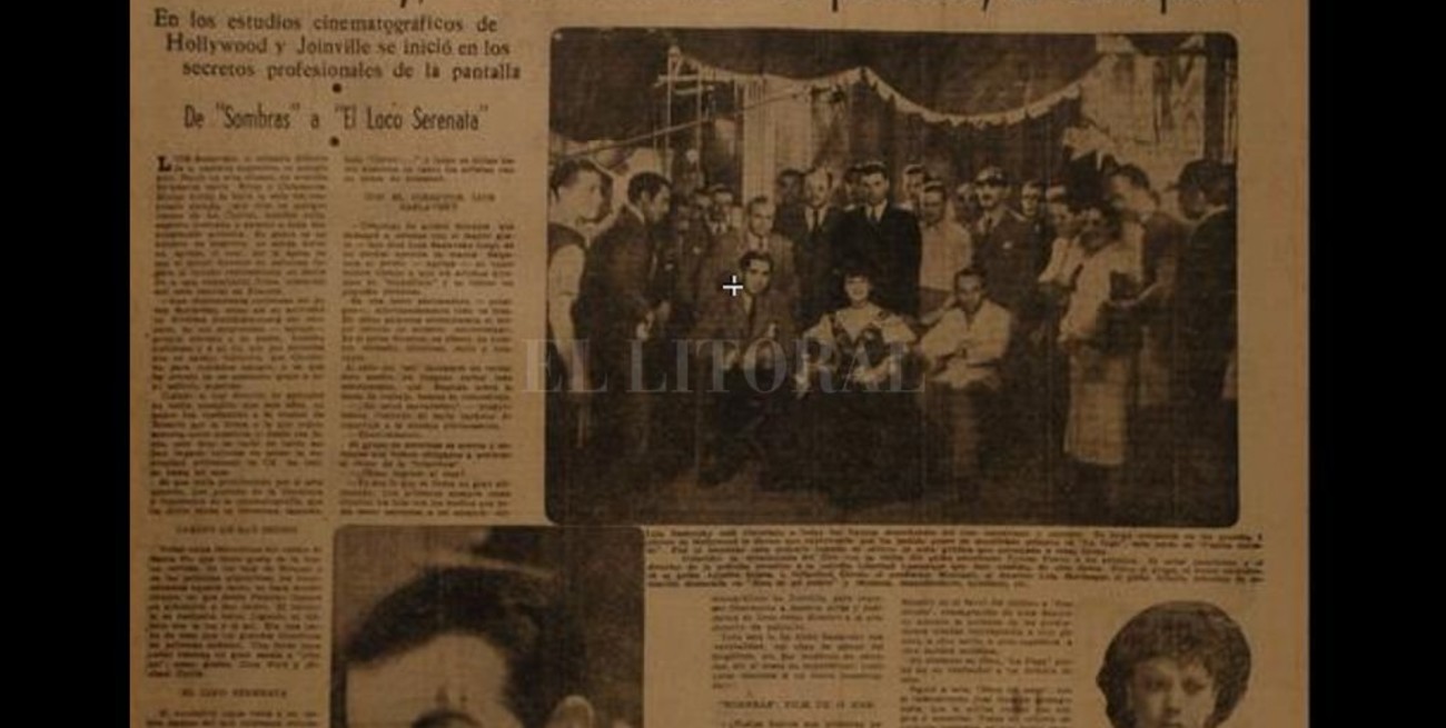 La historia del santafesino que se codeó con las estrellas de cine