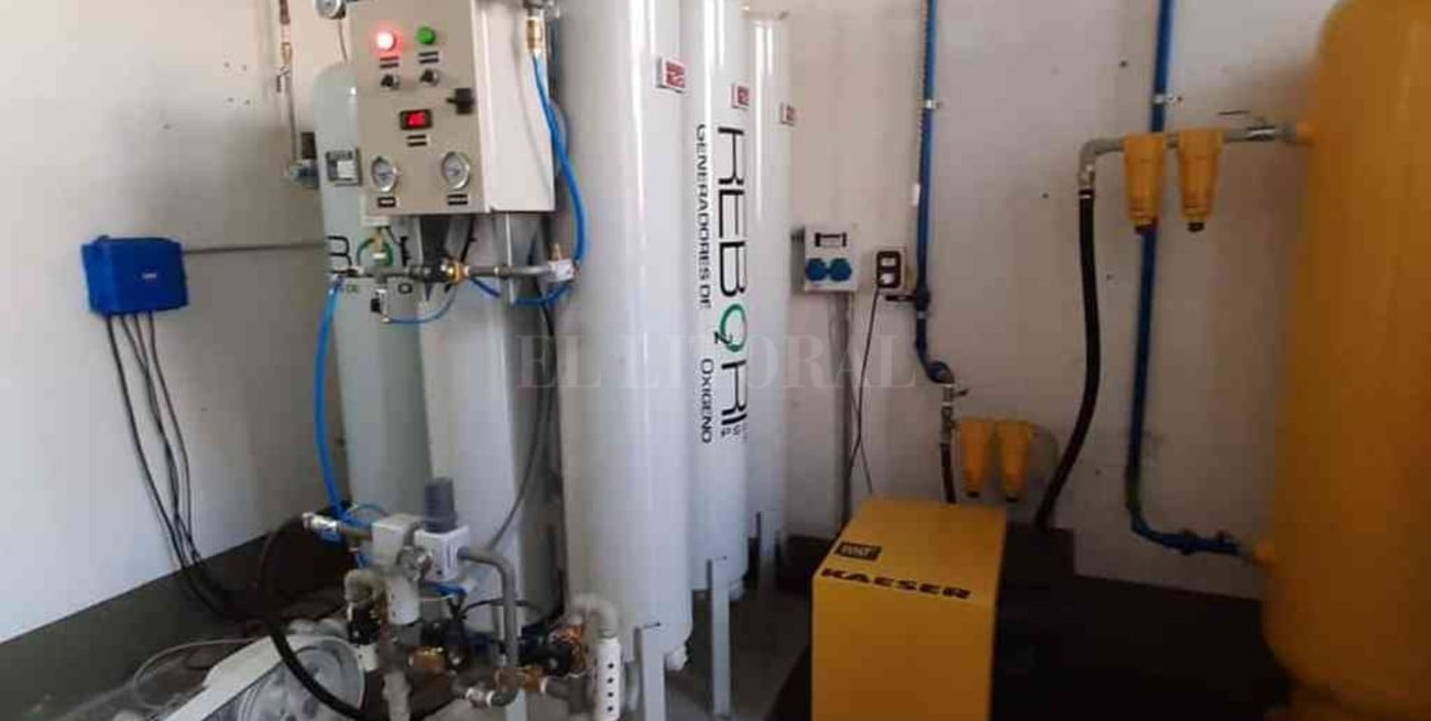 Oxígeno para Rufino: muchas camas, poco oxígeno