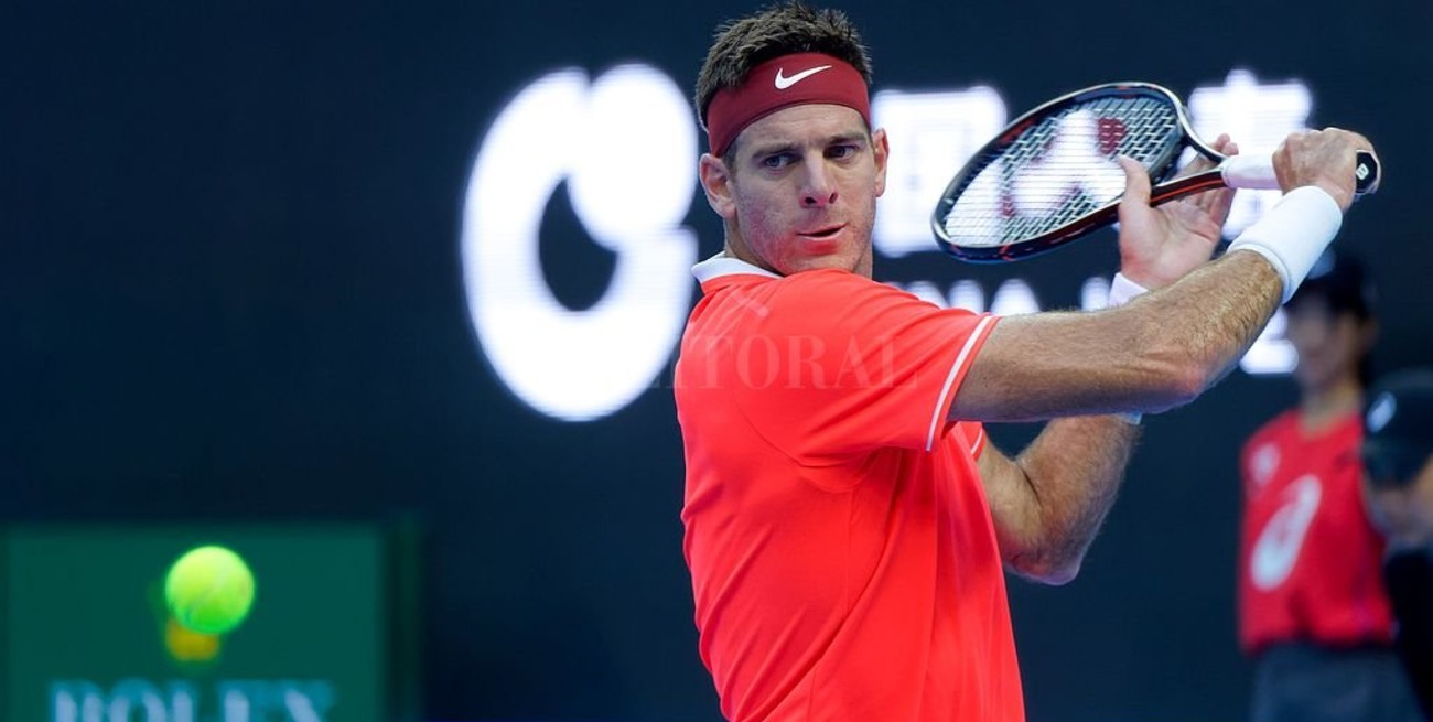 Del Potro se fracturó la rótula de la pierna derecha y se pierde el resto de la temporada