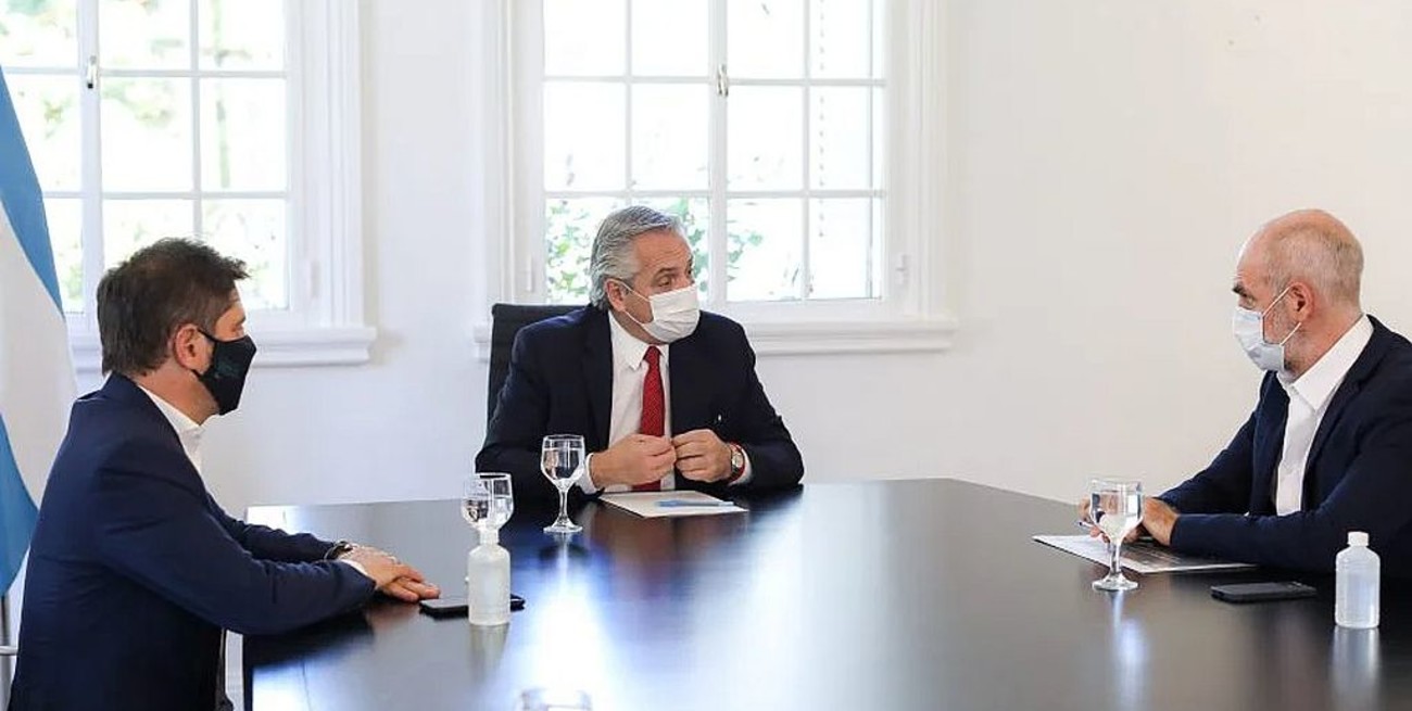 Coronavirus: Fernández, Kicillof y Larreta evaluaron con "preocupación" el aumento de casos