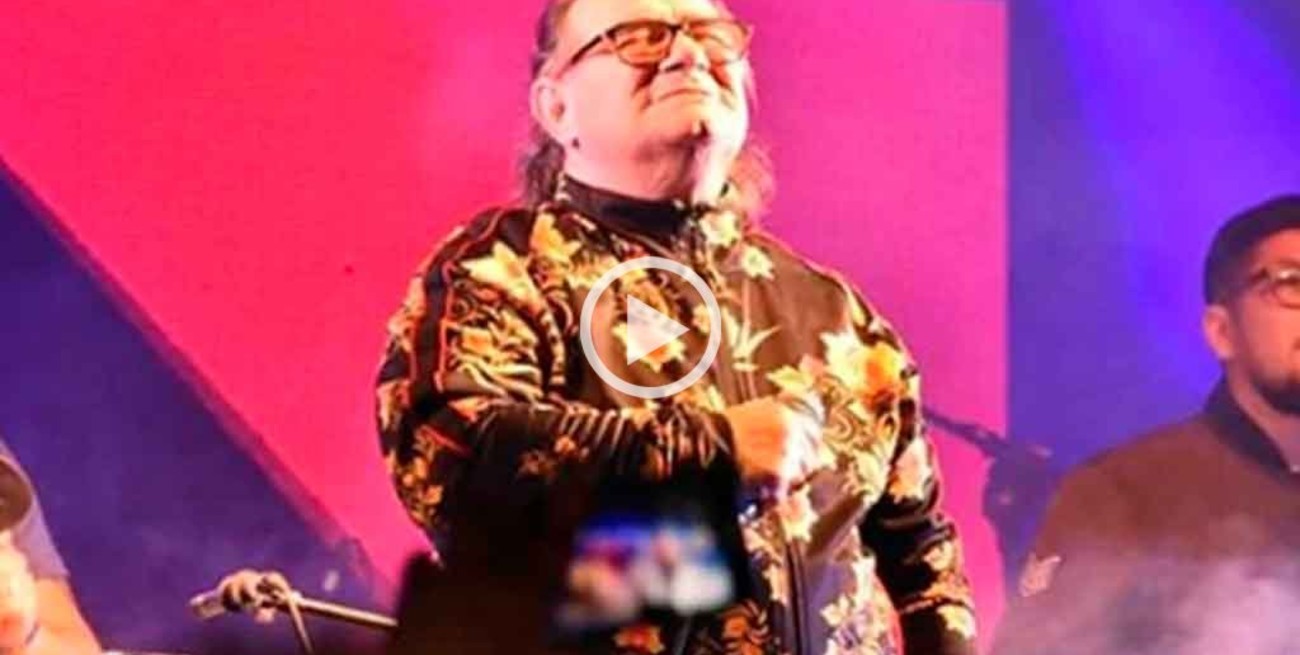 Imagenes sensibles: el momento en que "Banana" Mascheroni se descompensa