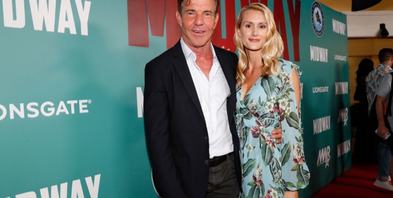 Dennis Quaid se casó con una economista 39 años más joven