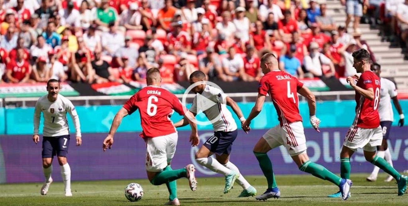 Francia lo dejó escapar y empató con Hungria