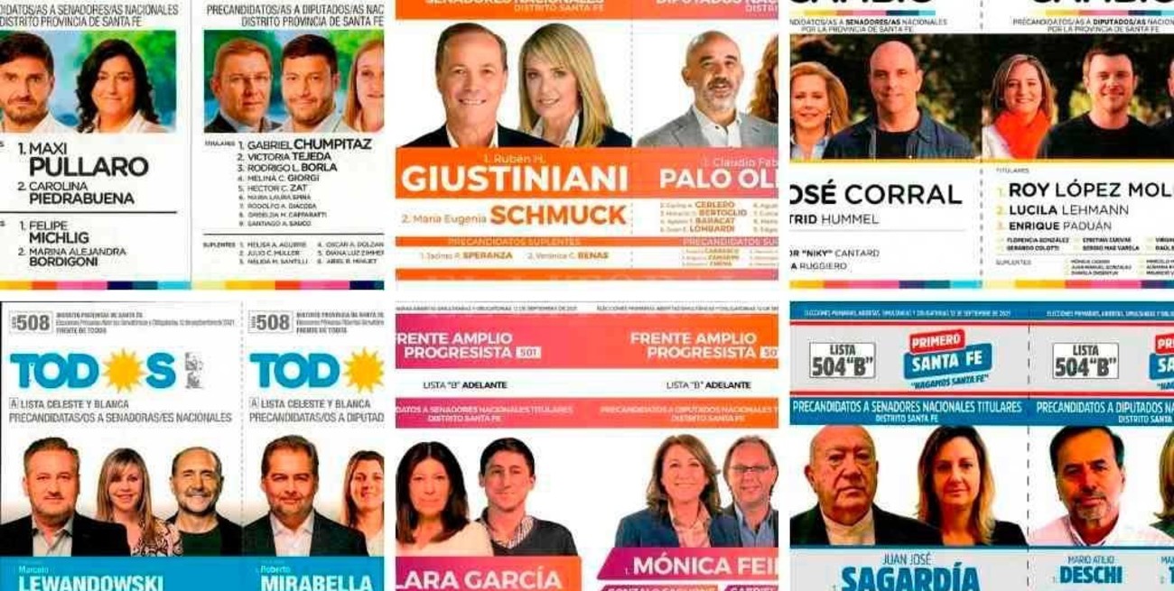 PASO 2021: estas son las boletas que estarán en el cuarto oscuro