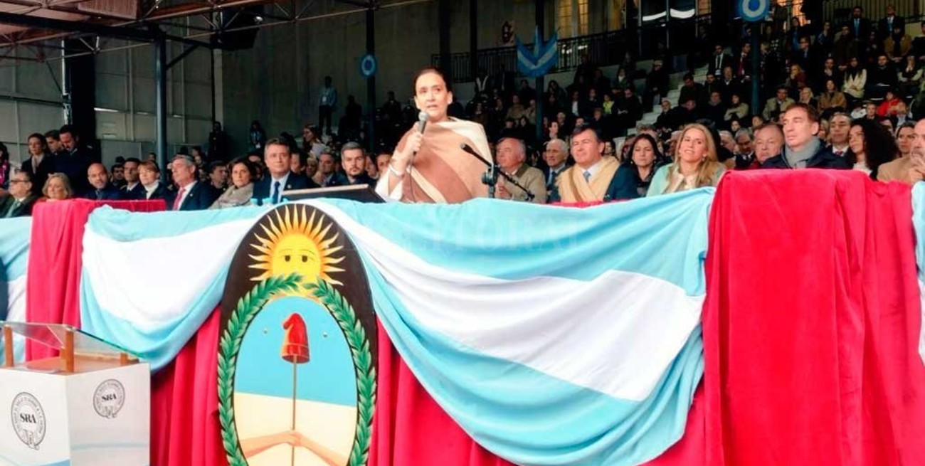 Michetti encabezó la inauguración de la 132° Exposición Rural