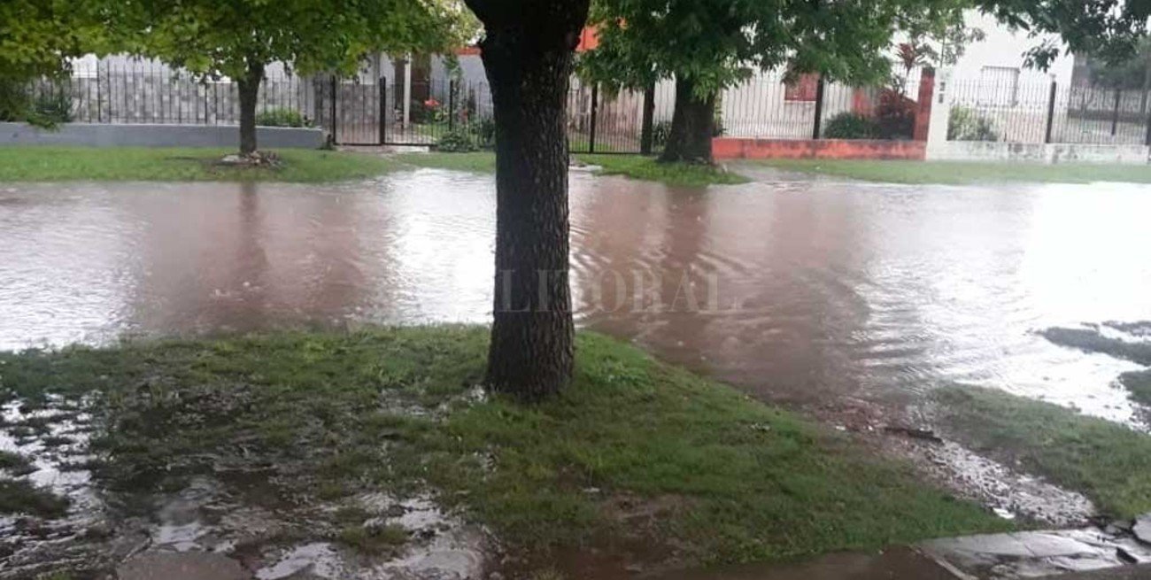 Copiosa lluvia y complicaciones para San Justo