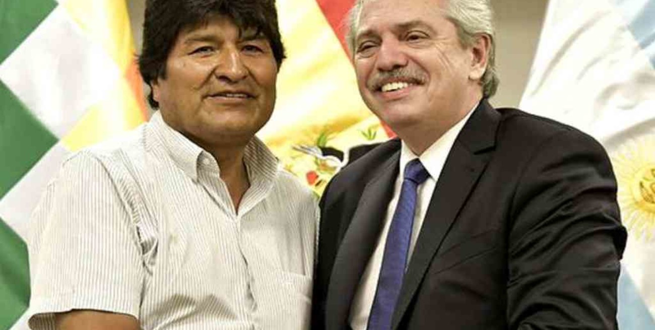 Evo Morales agradeció la invitación de Alberto Fernández