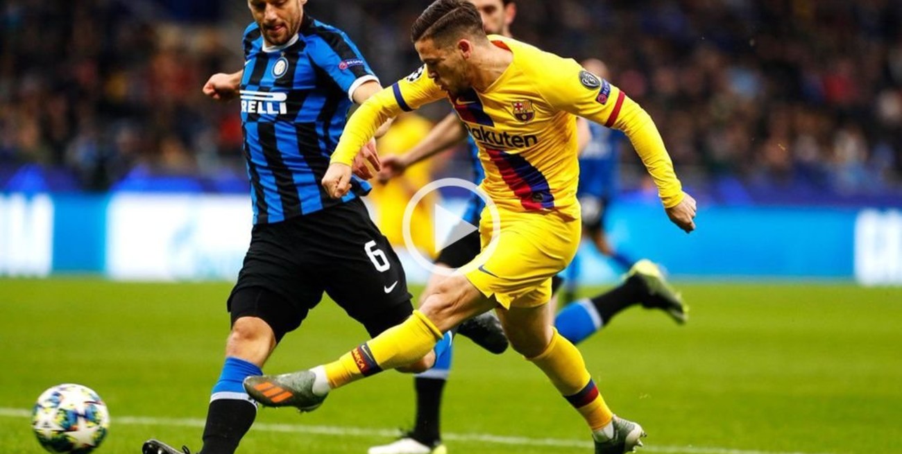 Inter perdió con un Barcelona alternativo y quedó eliminado de la Champions League