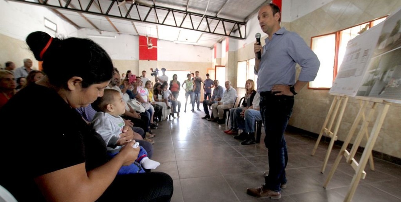 Presentaron el proyecto del jardín municipal del barrio Santa Marta 