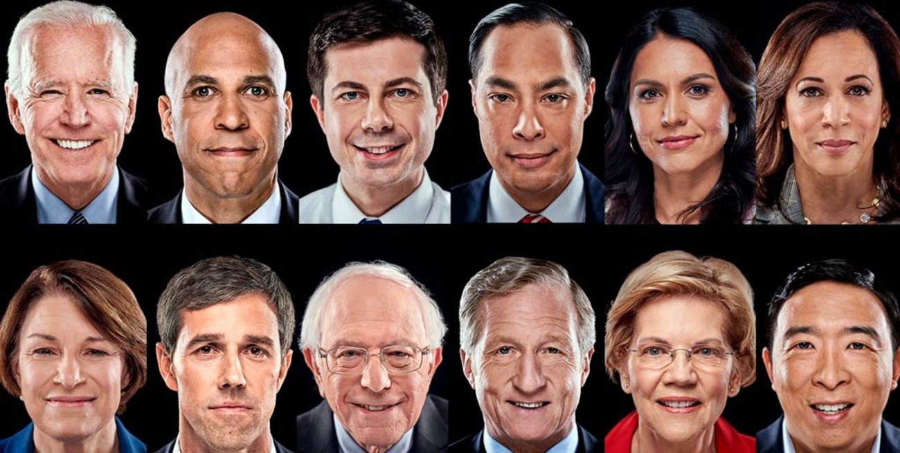 Estos son los 12 demócratas que buscan la candidatura presidencial