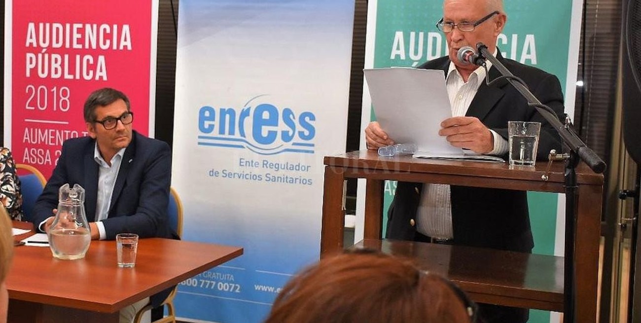 Aguas: Lamberto insistió en la tarifa social y que el aumento no supere lo otorgado en paritarias