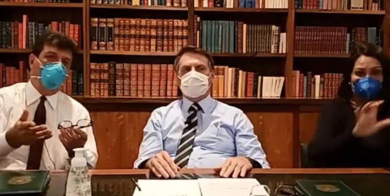 Bolsonaro dio negativo en coronavirus