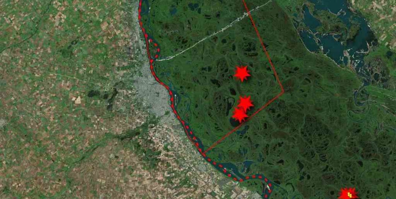 Reaparecen las posibilidades de quemas en las islas frente a Rosario