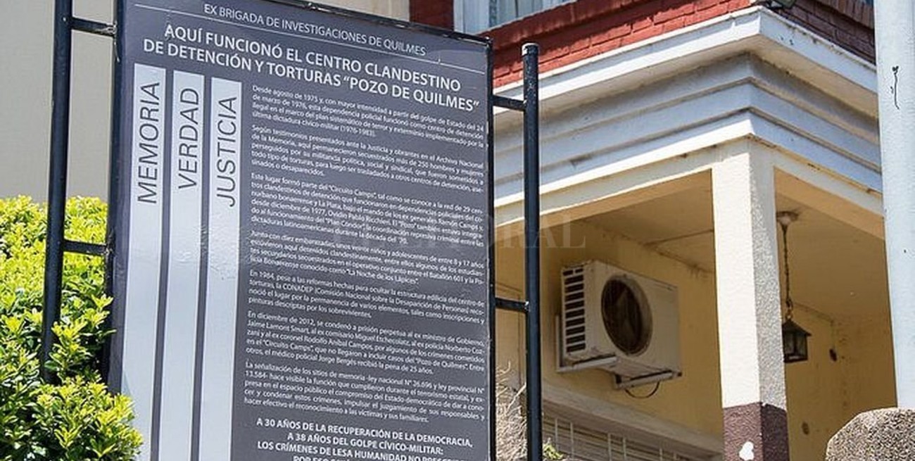 Lesa Humanidad: comienzan los juicios por los "Pozos" de Banfield y Quilmes