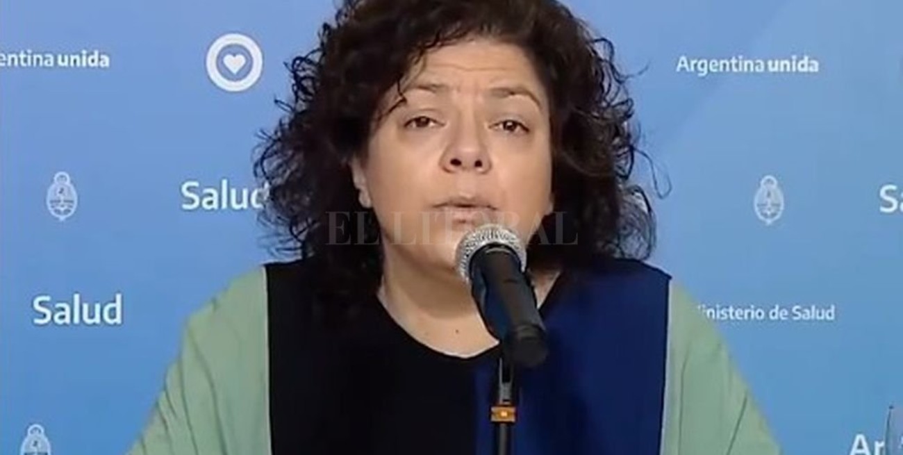 La ministra de Salud, Carla Vizzotti, tiene coronavirus