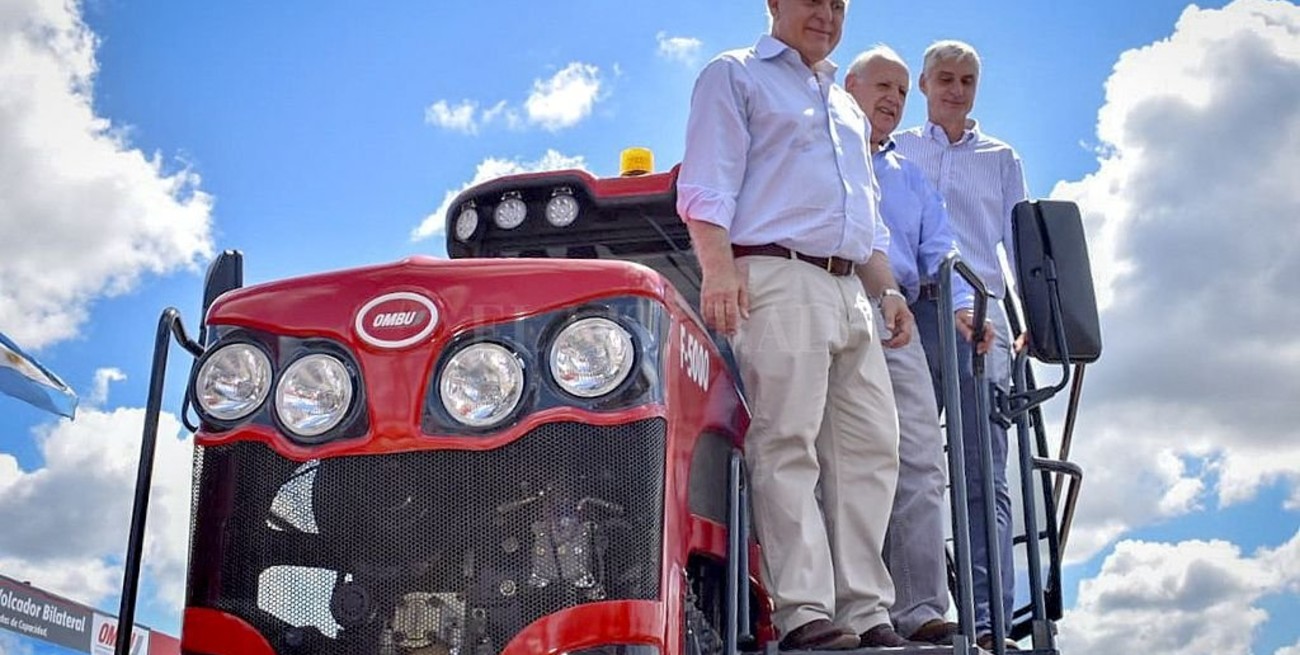 Lifschitz en Expoagro junto a Lavagna