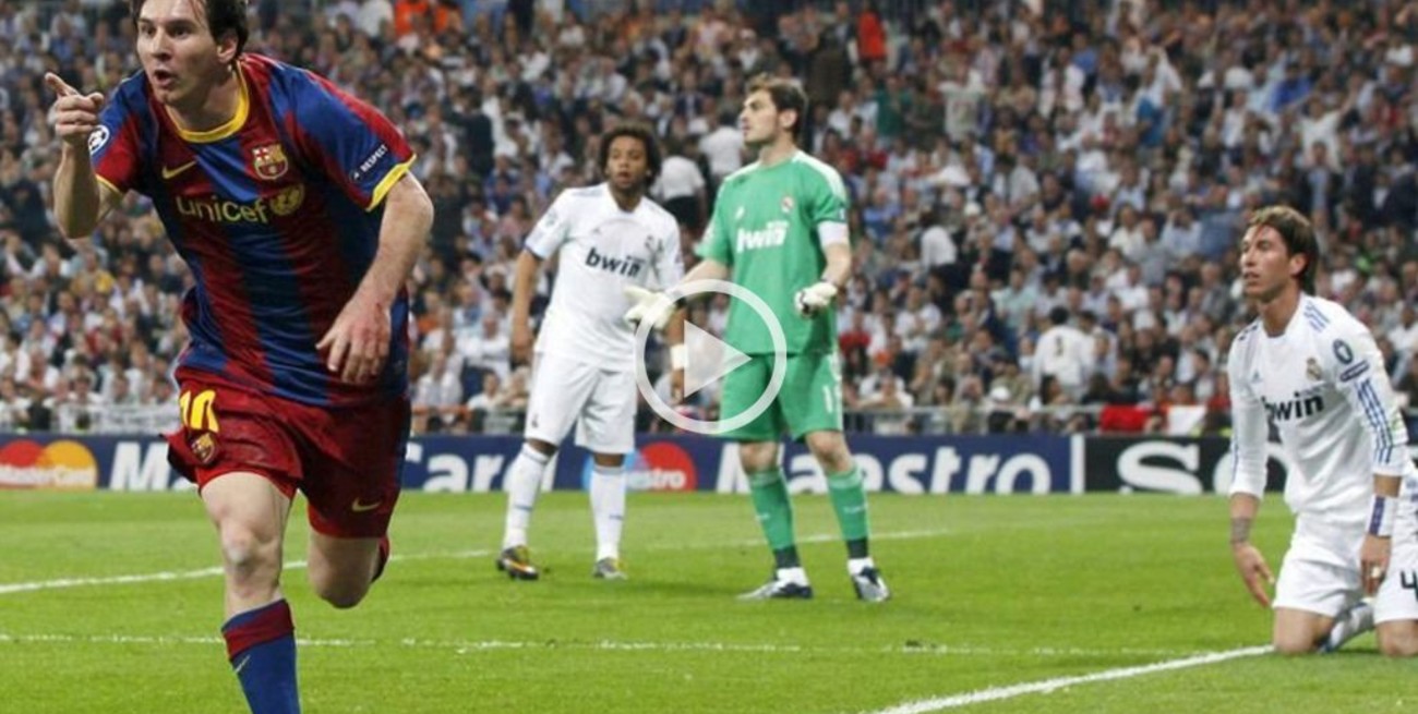 Video: Se cumplen 9 años de uno de los mejores goles de Messi al Real Madrid