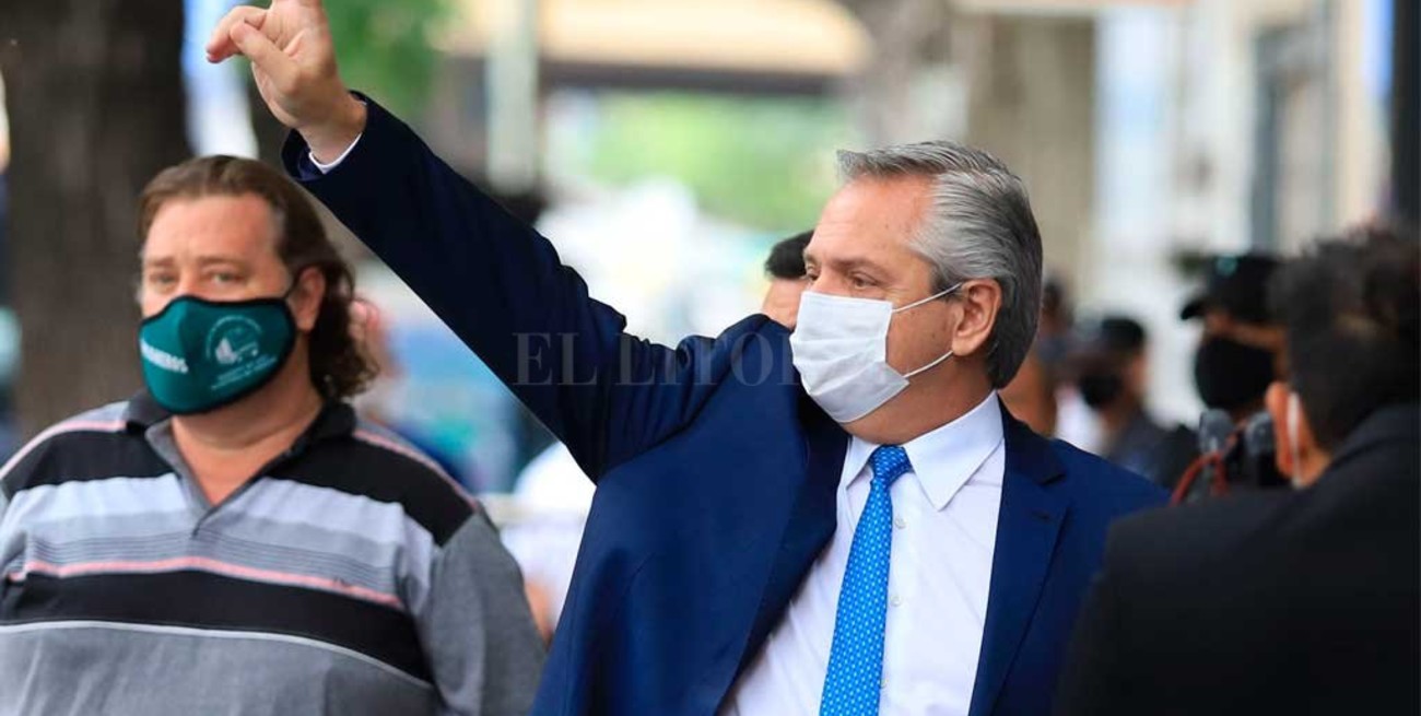 "Estoy en una lucha con la producción de alimentos", dijo Fernández en referencia al paro del campo