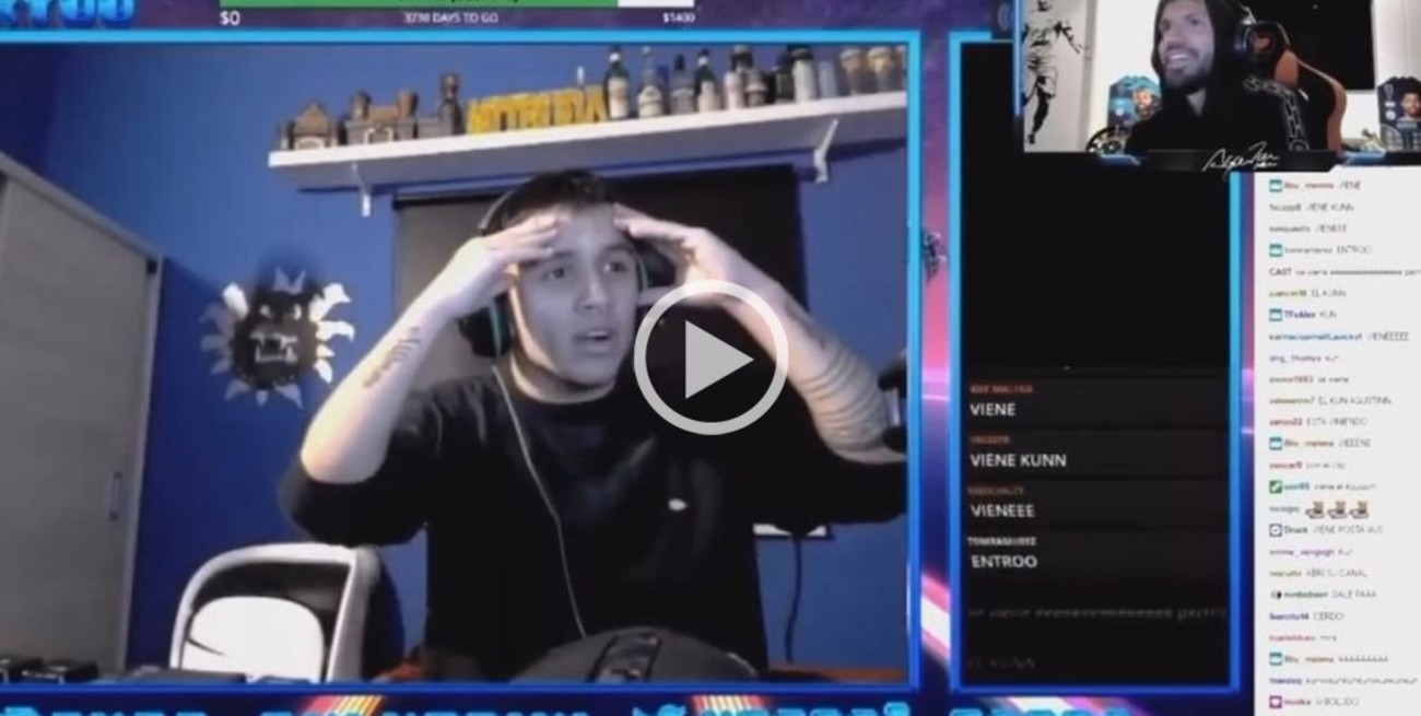 Video: Agüero le donó 500 dólares a un joven para el tratamiento del cáncer de su padre