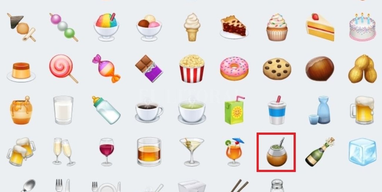 El emoji del mate llegó a WhatsApp en Android