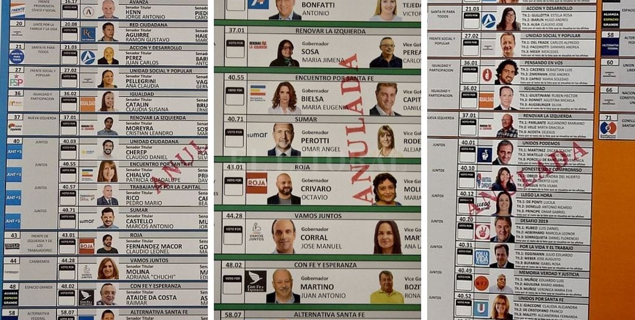 Mirá cómo serán las boletas para las PASO