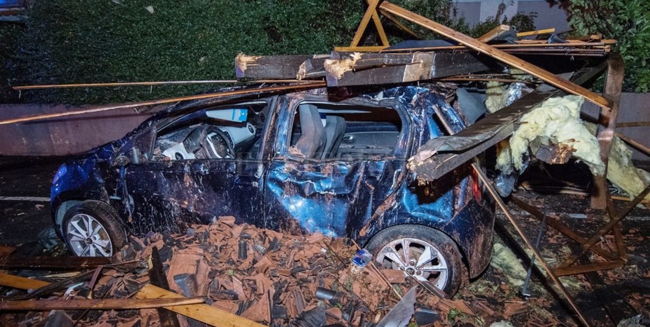 Alemania: primera tormenta otoñal deja un muerto y un herido grave