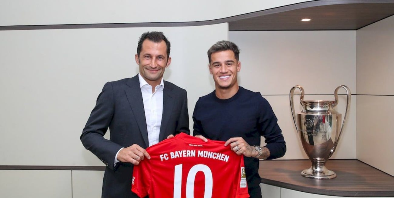 Coutinho fue presentado como jugador del Bayern Múnich
