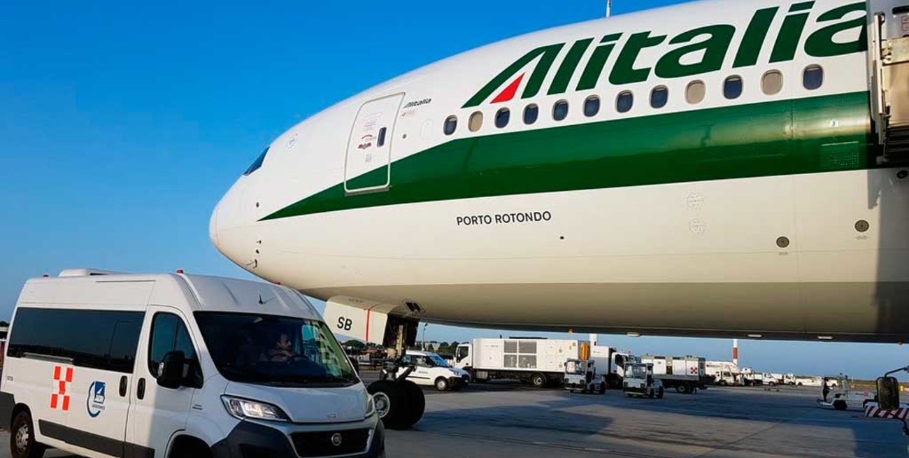 Por el coronavirus, Alitalia canceló vuelos entre Roma y Buenos Aires
