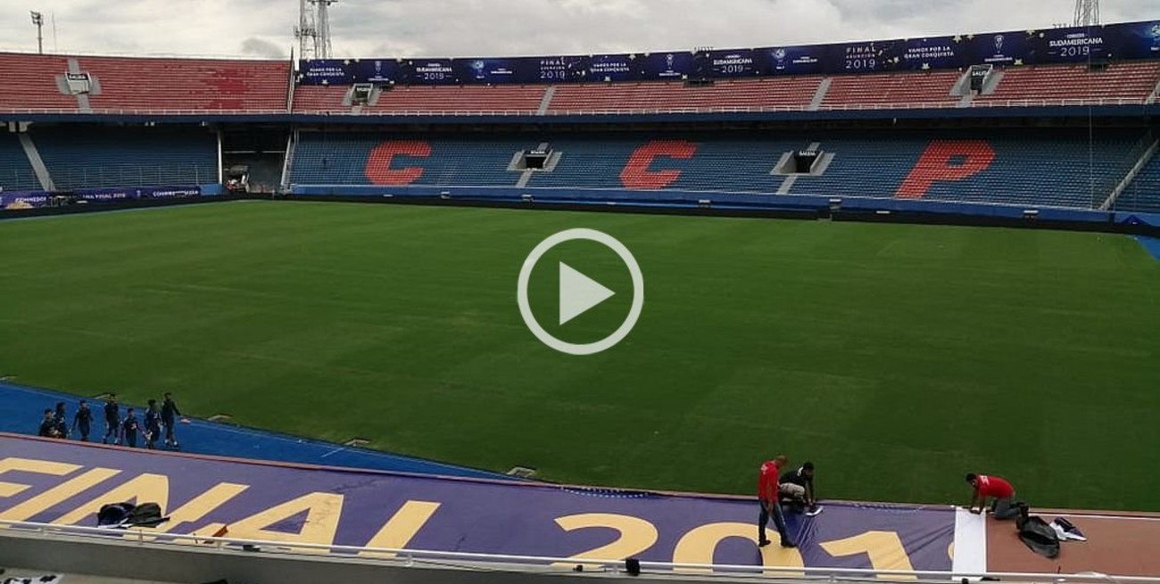 Video: "La Olla" ploteada en modo final de la Copa Sudamericana