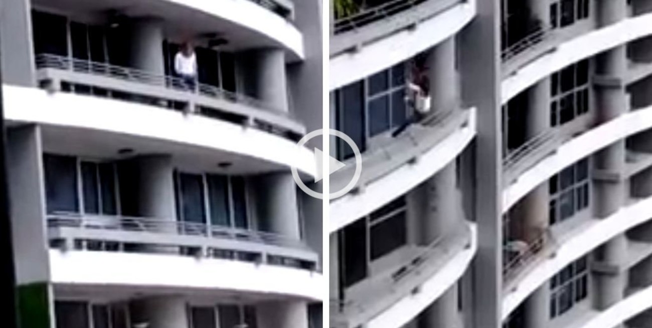 Se estaba tomando una selfie "arriesgada" y cayó desde el piso 27