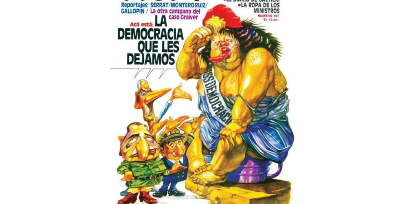 Un país que da risa: relectura de dos tapas de humor gráfico político del año 83