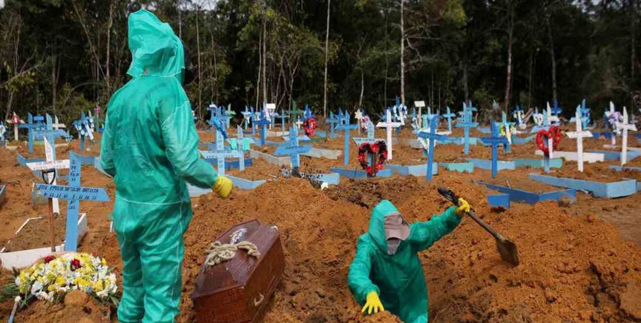Brasil registró más de mil muertos diarios por Covid-19