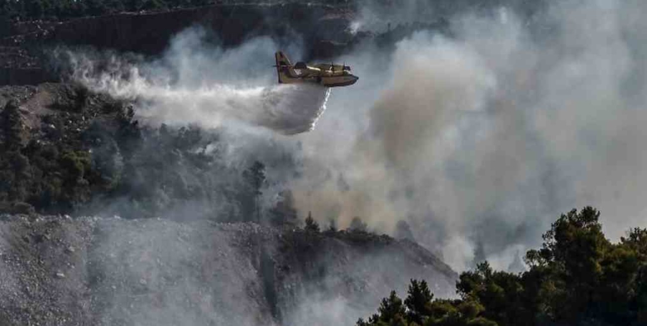 Tras un incendio que arrasó 50 mil hectáreas, se registran nuevos focos en Eubea y Atenas