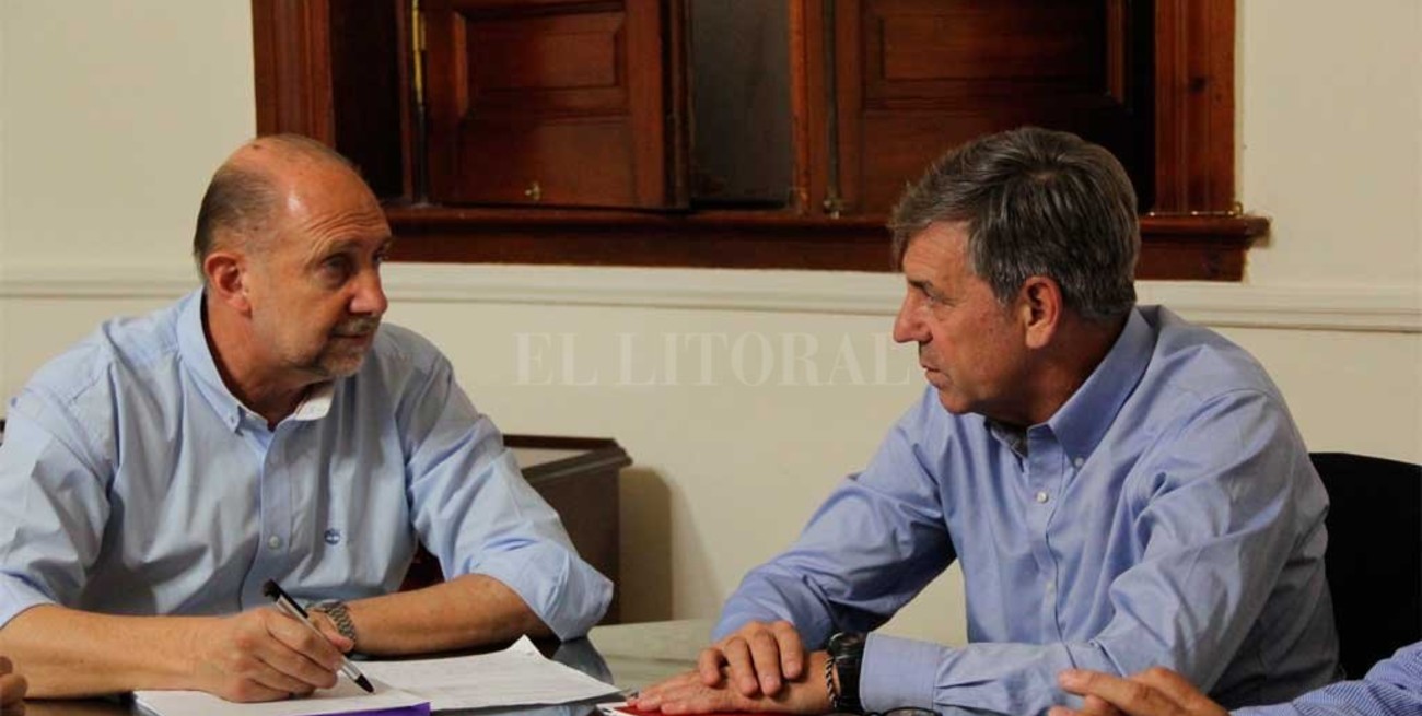 El gobernador Perotti recibió al intendente Jatón