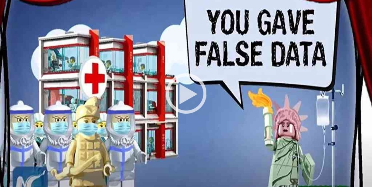 China lanzó un corto animado dedicado a Trump tras sus dichos sobre el Covid-19