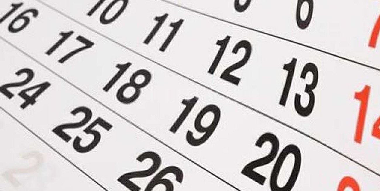 Feriados: ¿hay fin de semana largo en agosto?