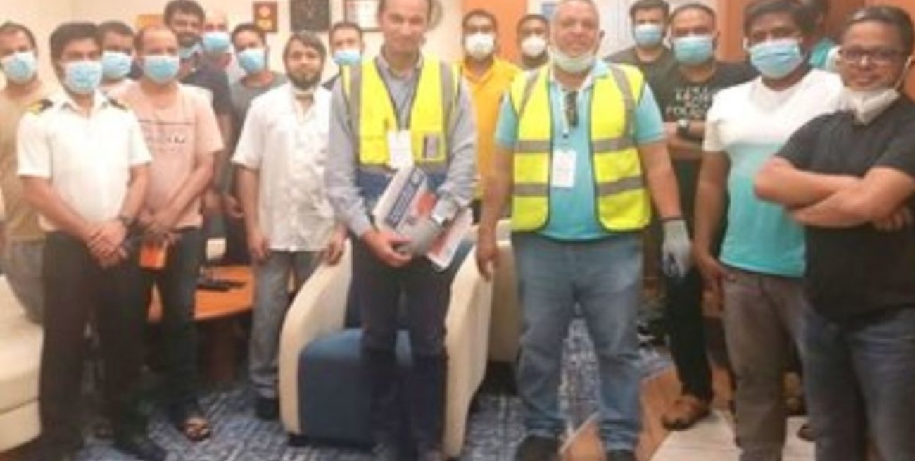 Egipto permitió el relevo de tripulantes del "Ever Given"