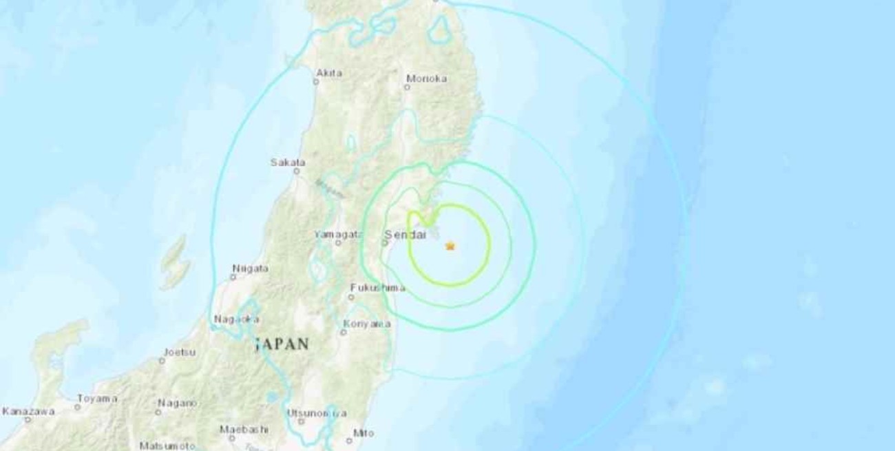 Un sismo de 6,8 grados de magnitud sacudió el noreste de Japón 