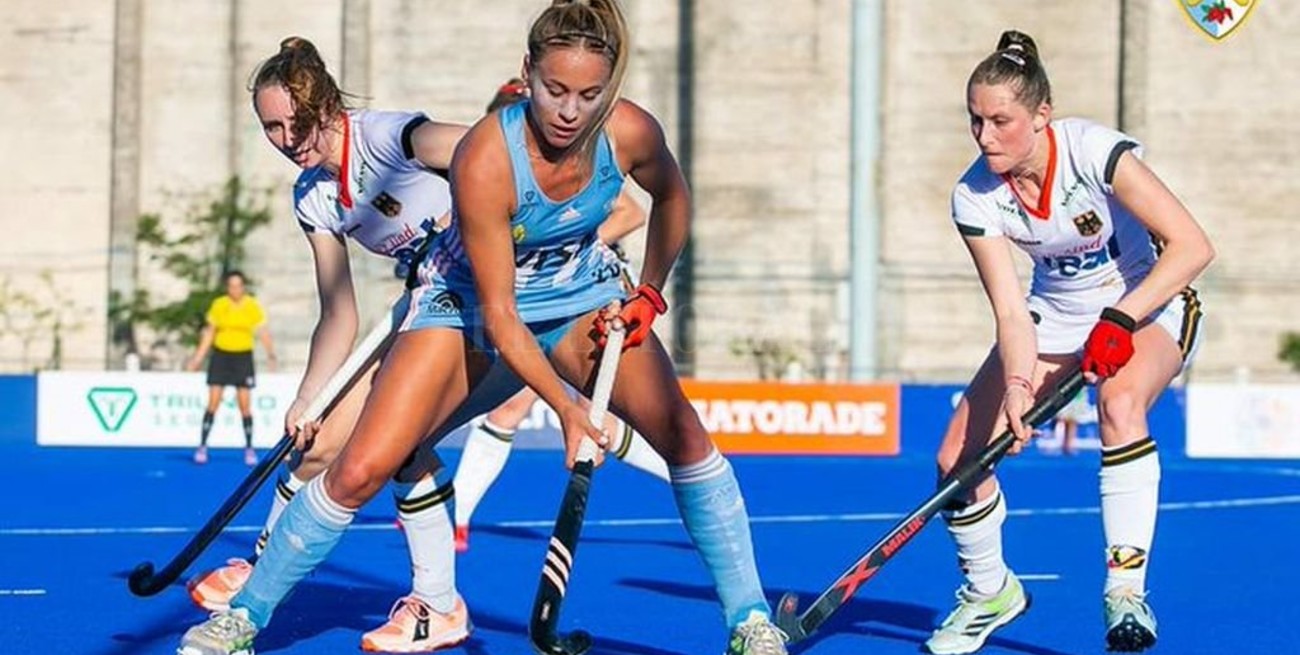 Las Leonas empataron con Alemania
