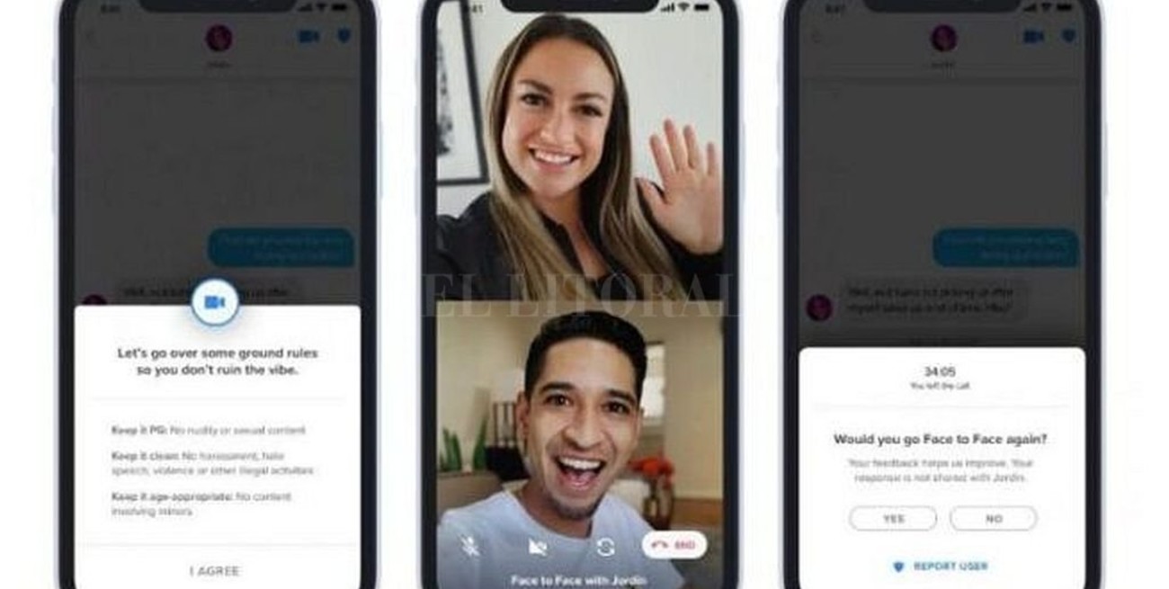 Tinder prueba su versión para videollamadas
