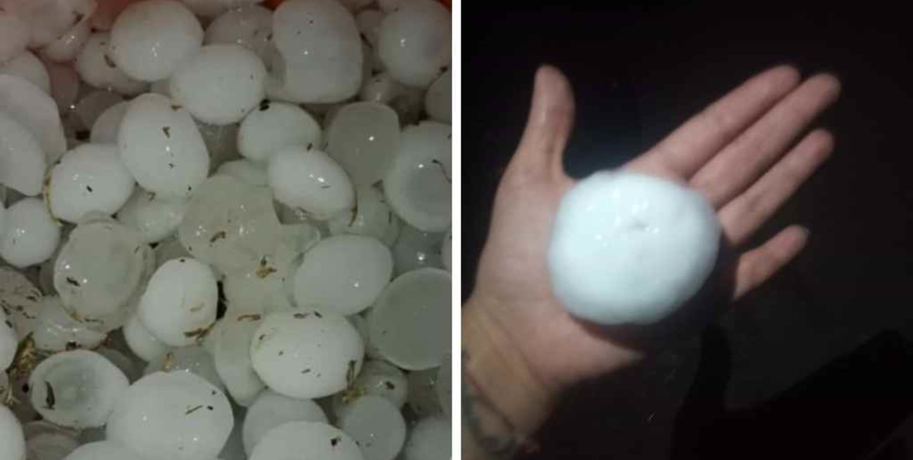 Fuerte caída de granizo en Chaco, Tucumán y Santiago del Estero 